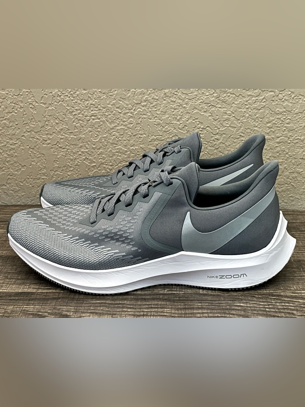 Nike Women’s  Air Zoom Winflo 6 Cool Grey Color Shoes Size- 12